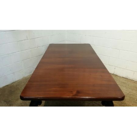 Edwardianischer antiker Mahagoni Esstisch 1900, ausziehbar