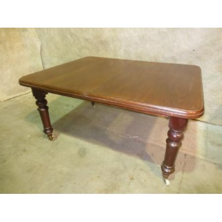 Original antiker Esstisch, Mahagoni ausziehbar, 19. Jahrhundert