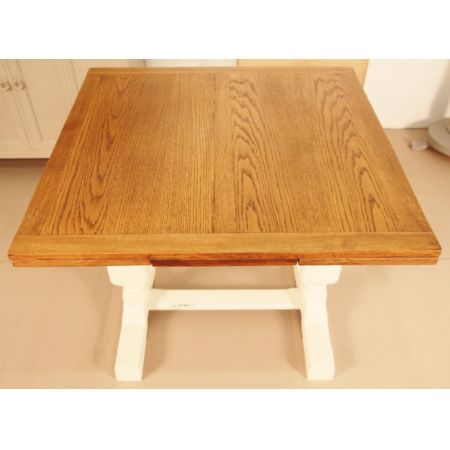 Antiker englischer Shabby Chic Eichenesstisch, um 1900