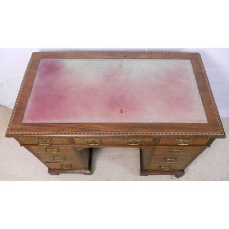 Edwardian Mahagoni Schreibtisch, 1900