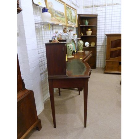 Britischer antiker Edwardian Schreibtisch, um 1900, Mahagoni Massivholz