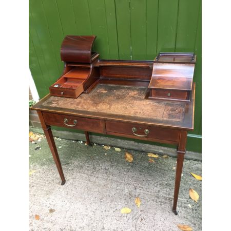 Edwardianischer antiker Lady Schreibtisch, Mahagoni, spätes 19./frühes 20. Jahrhundert