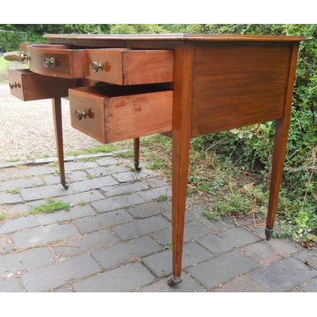 Original antiker Edwardianischer Lady Schreibtisch, Mahagoni Massivholz, 1900