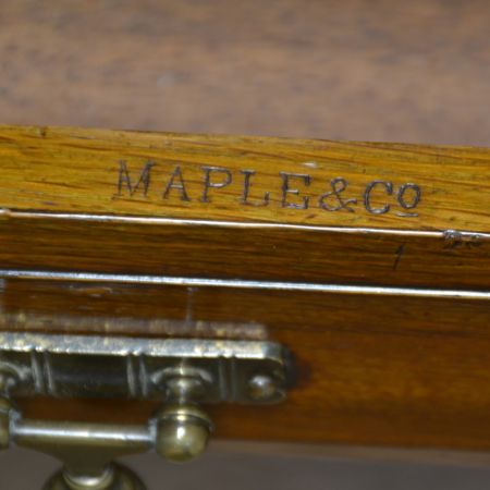 Wundervoller Pedestal Desk, Eiche, 1890 Viktorianisch