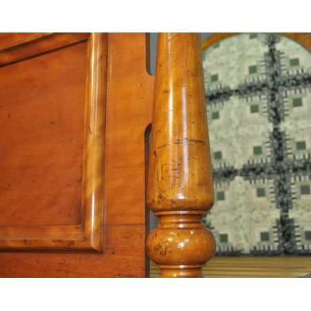 Attraktives großes Bett, Viktorianisch 19. Jahrhundert, Mahagoni