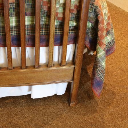 Edwardianisches antikes Bett, Eiche, 1900