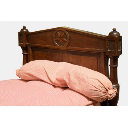 Miniatur-Bett im Directoire-Stil, frühes 19. Jahrhundert, Mahagoni