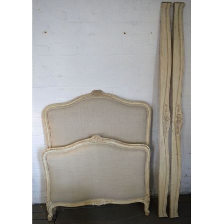 Antikes Einzelbett, Ludwig XV. Stil, Original spätes 19. Jahrhundert