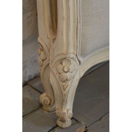 Antikes Einzelbett, Ludwig XV. Stil, Original spätes 19. Jahrhundert