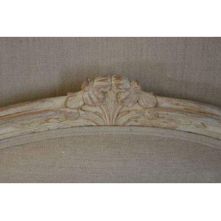 Antikes Einzelbett, Ludwig XV. Stil, Original spätes 19. Jahrhundert