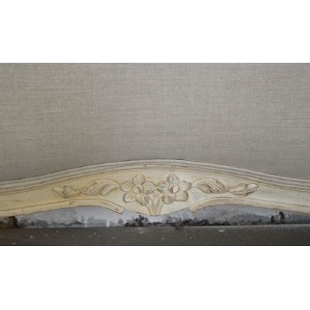 Antikes Einzelbett, Ludwig XV. Stil, Original spätes 19. Jahrhundert