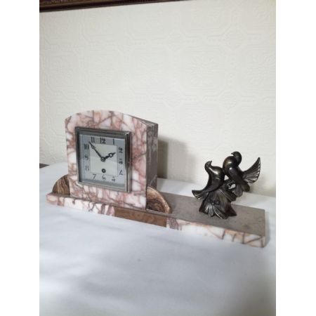 Original Art Deco Kaminuhr, antik 1930