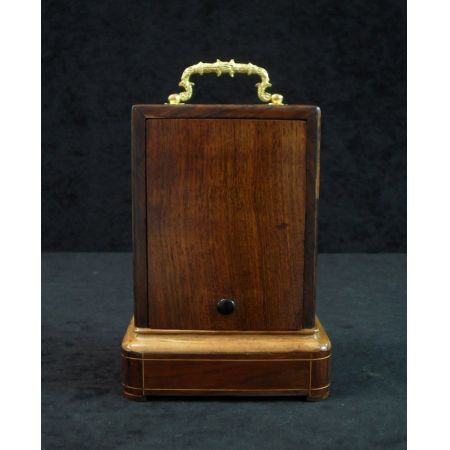 Antike französische Palisander Kaminuhr, 1860