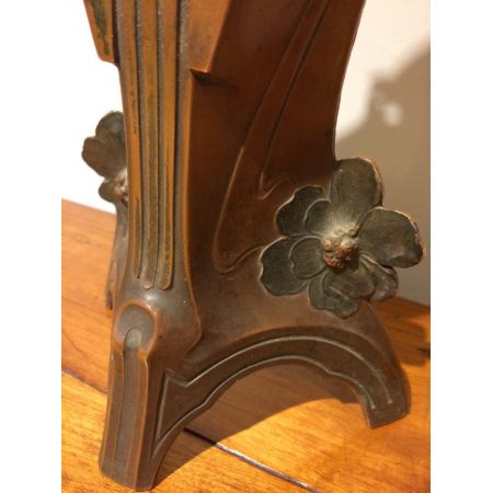 Art Nouveau Kaminuhr, antikes Original um 1900