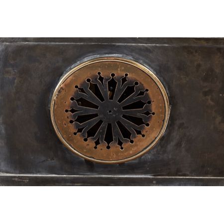 Original Viktorianische Marmor Kaminuhr, Schwarz, 1860