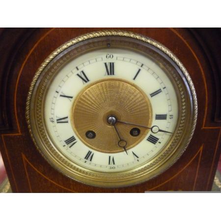 Englische Viktorianische Kaminuhr antik, 1890