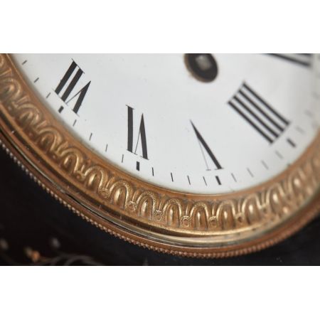 Viktorianische antike Marmorkaminuhr englisch, 1860