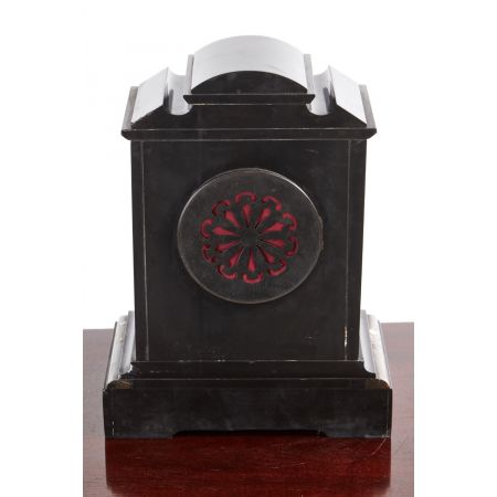 Viktorianische antike Marmorkaminuhr englisch, 1860