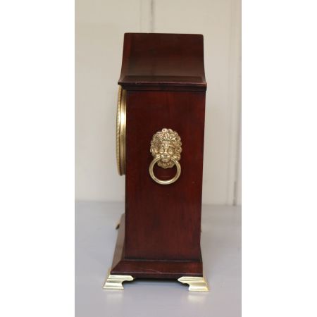 Mahaoni Kaminuhr, Original 1900, Massivholz