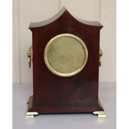 Mahaoni Kaminuhr, Original 1900, Massivholz