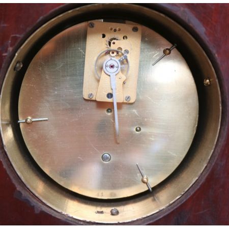 Mahaoni Kaminuhr, Original 1900, Massivholz