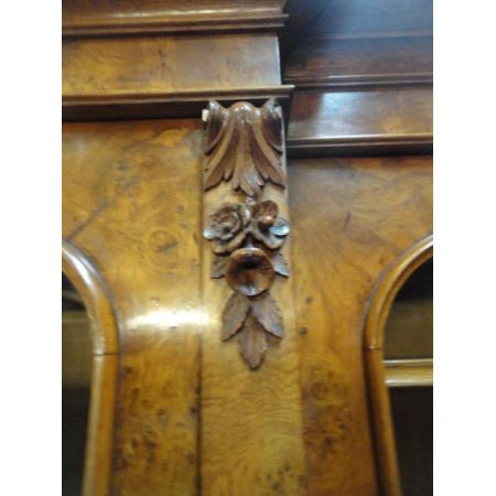 Hochwertiges Breakfront Bücherregal Eiche, 19. Jahrhundert