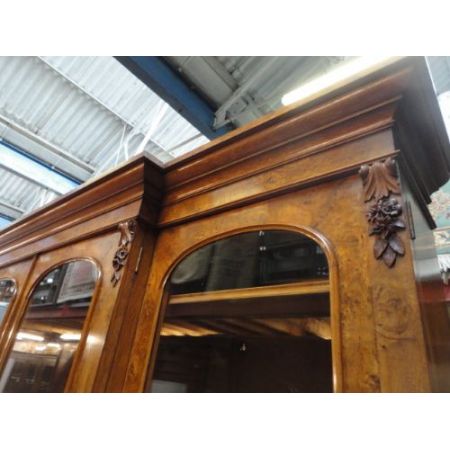 Hochwertiges Breakfront Bücherregal Eiche, 19. Jahrhundert