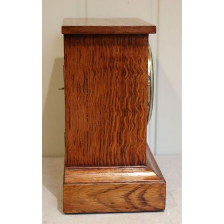 Feine, wundervolle Kaminuhr, Eiche, England 1870