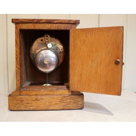 Feine, wundervolle Kaminuhr, Eiche, England 1870