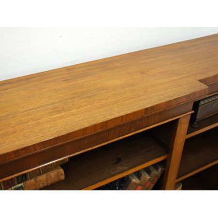 Original Victorian Mahagoni Breakfront Bücherschrank, 1890