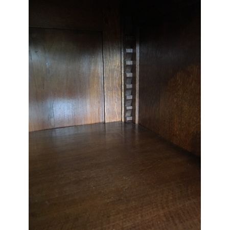 Antikes Breakfront Bookcase, Walnuss und Eiche, 1890