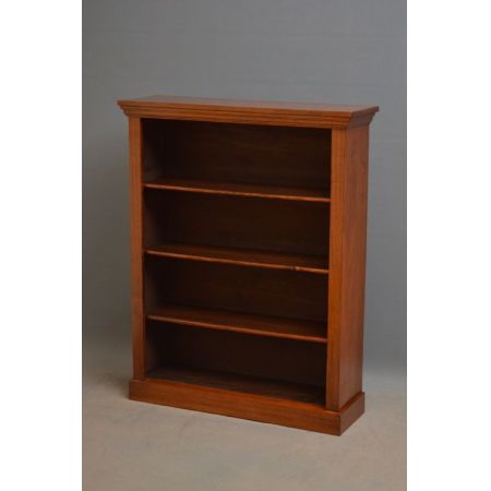 Antikes Original Edwardian Bücherregal, offen, Walnuss, 1900