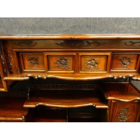 Wundervolle Vitrine, antik Original 1910, Chinesisches Palisander