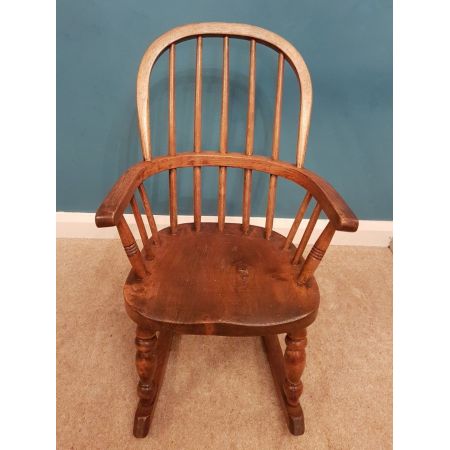 Edwardianischer antiker Kinderstuhl englisch, 1910