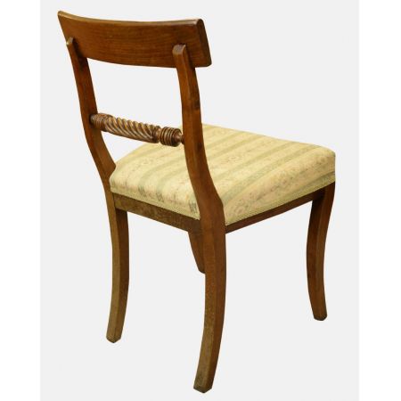 Set von 6 Regency Esszimmerstühlen, 1810, Mahagoni