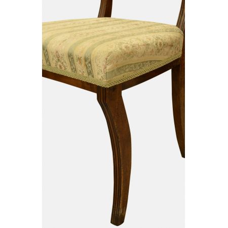 Set von 6 Regency Esszimmerstühlen, 1810, Mahagoni