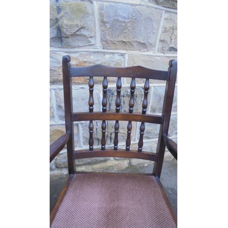 Antikes Eichenesszimmerstühleset, 10 Stück, Eiche, 1920