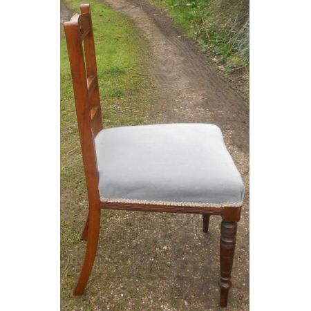 Antikes Set Esszimmerstühle, Edwardian 1900, Mahagoni