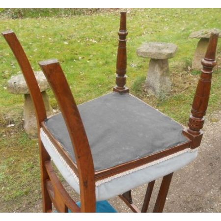 Antikes Set Esszimmerstühle, Edwardian 1900, Mahagoni