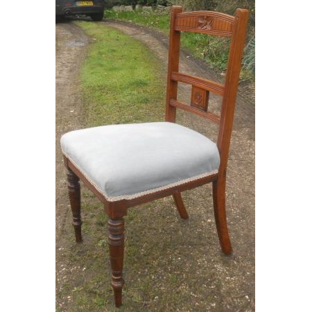 Antikes Set Esszimmerstühle, Edwardian 1900, Mahagoni