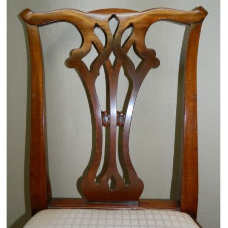 Hochwertige Esszimmerstühle, Mahagoni, 1900, 12 Stück