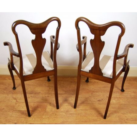 Atemberaubendes Paar Arm Chairs, Edwardian, um 1900, Mahagoni Massivholz