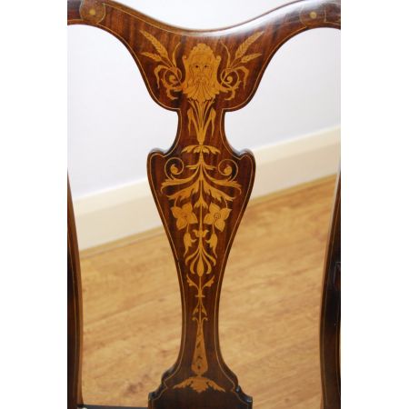 Atemberaubendes Paar Arm Chairs, Edwardian, um 1900, Mahagoni Massivholz