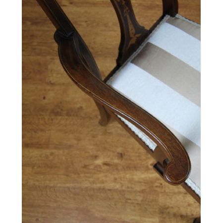 Atemberaubendes Paar Arm Chairs, Edwardian, um 1900, Mahagoni Massivholz