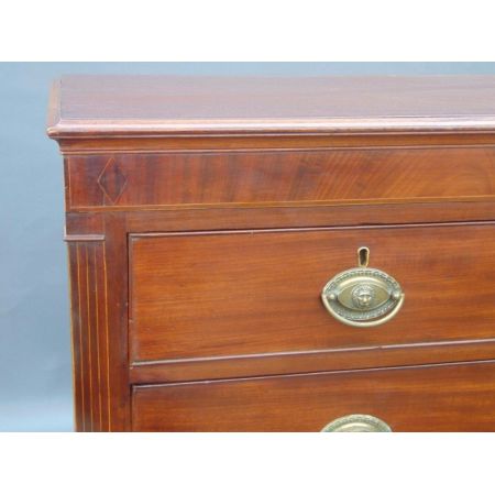 George III Mahagoni Kommode antik Massivholz original englisch 1790