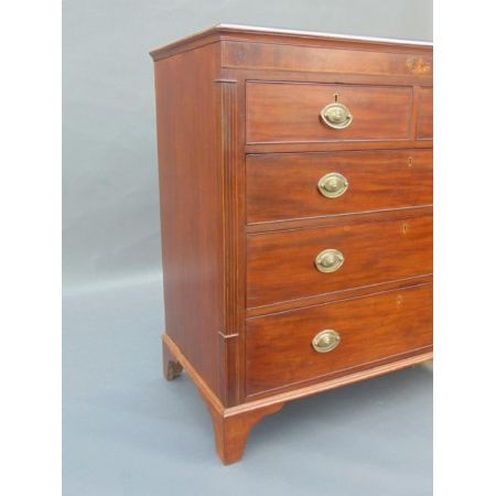 George III Mahagoni Kommode antik Massivholz original englisch 1790