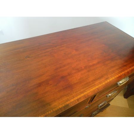 Schöne antike englische Regency Kommode Mahagoni Massiv original 1850