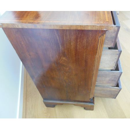 Schöne antike englische Regency Kommode Mahagoni Massiv original 1850