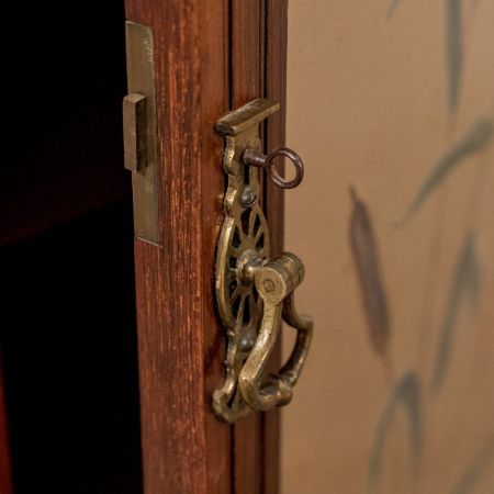 Antiker original edwardianischer Musik Schrank aus Palisander Chiffonier Kommode 1910