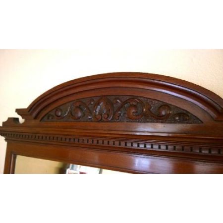 Herrliche original antike massive Nussbaum Frisierkommode 1890